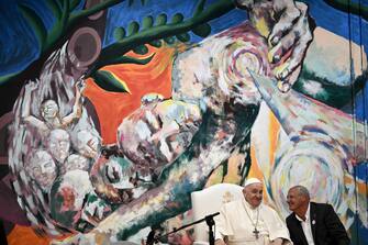 Papa inaugura murale più grande del mondo