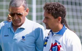 Gigi Riva e Roberto Baggio