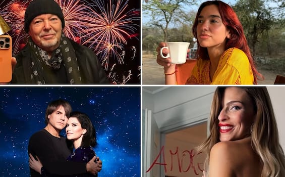 New Year’s Eve 2024, from Vasco Rossi to Dua Lipa: social greetings from VIPs