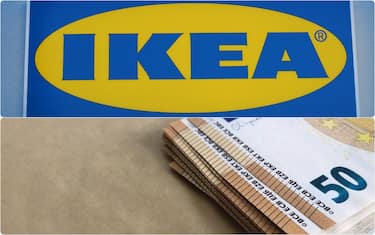collage: Ikea a banconote
