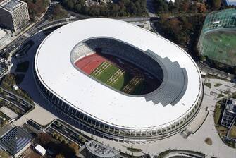 Tokyo, il nuovo Stadio Nazionale, sede principale delle Olimpiadi e Paralimpiadi di Tokyo 2020, è stato ufficialmente completato