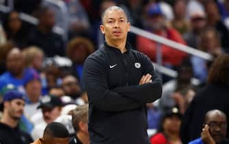 LOS ANGELES, CALIFORNIA - OCTOBER 25:  Head Coach Tyronn Lue in the second half at Crypto.com Arena on October 25, 2023 in Los Angeles, California.  NOTE TO USER: User expressly acknowledges and agrees that, by downloading and/or using this photograph, user is consenting to the terms and conditions of the Getty Images License Agreement. (Photo by Ronald Martinez/Getty Images)
