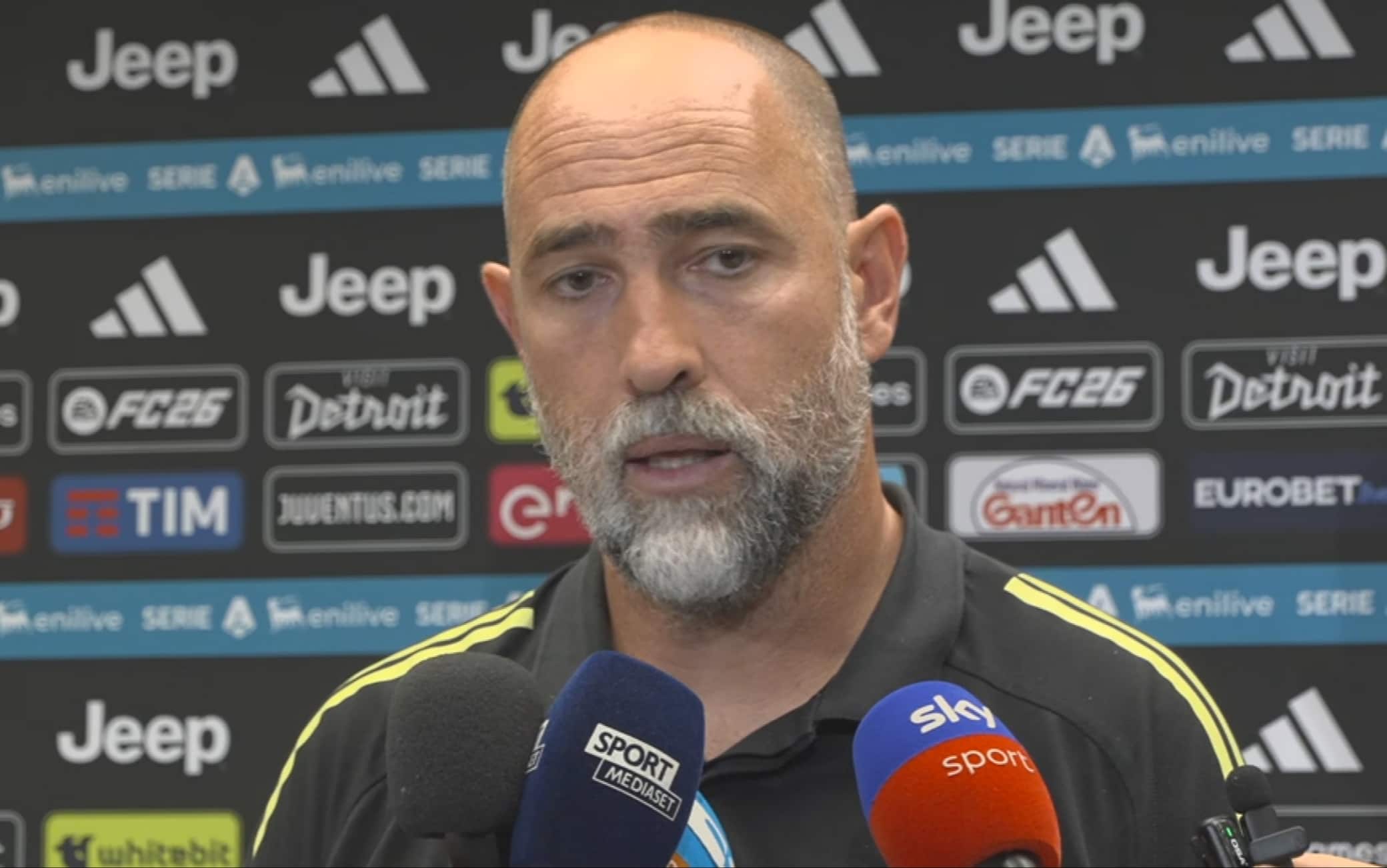 Tudor: 'Mi dispiace per i fischi a Vlahovic, è un giocatore della Juve'.  VIDEO | Sky Sport