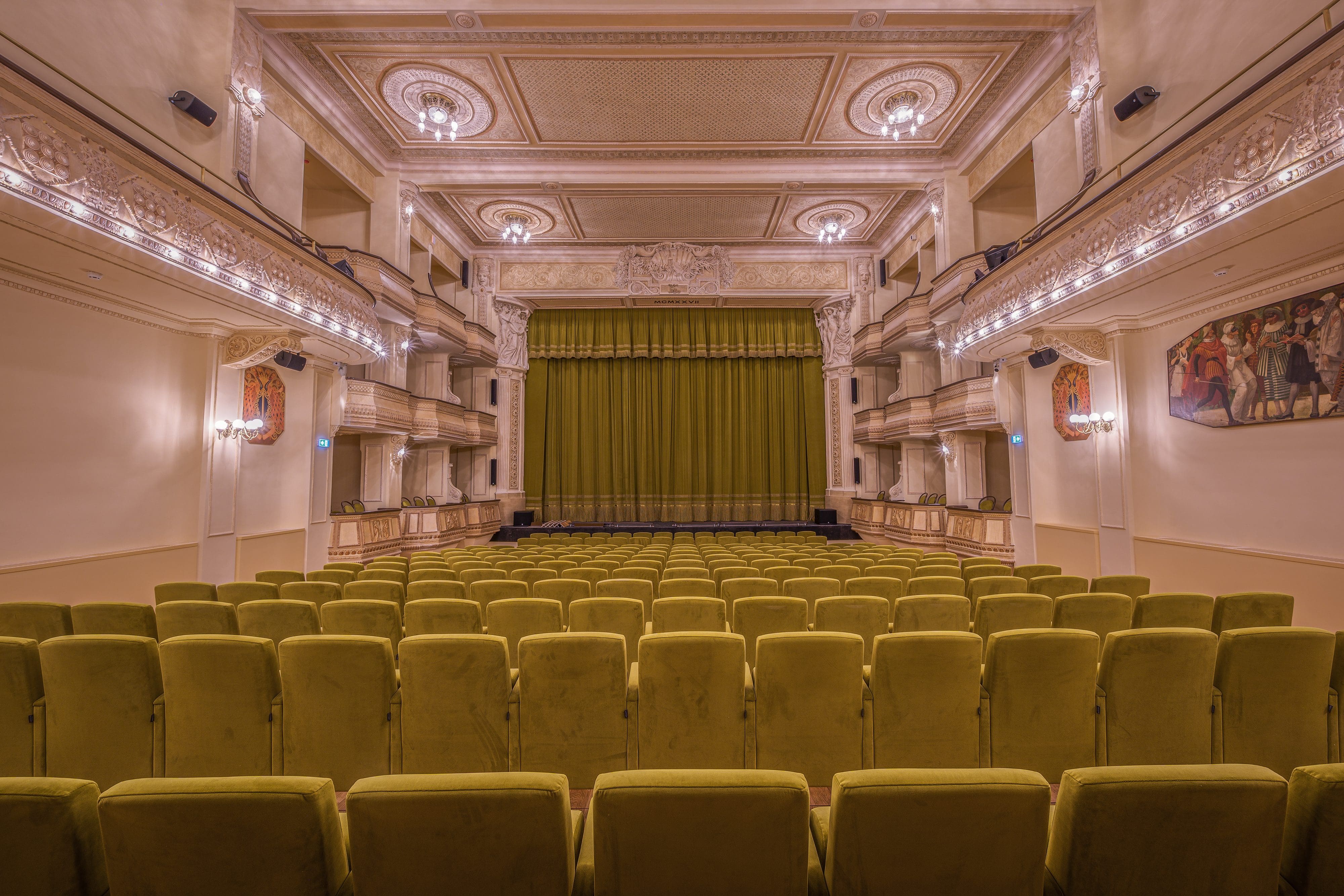 La platea del teatro