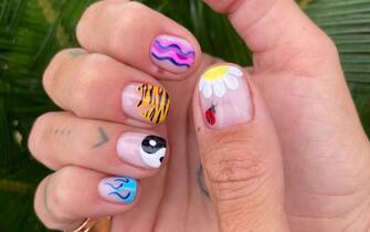 manicure autunnale