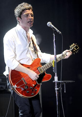 SAN FRANCISCO, CA - NOVEMBER 19: Noel Gallagher of Noel Gallagher's High Flying Birds performs in support of the bands' self titled release at The Orpheum Theater on November 19, 2011 in San Francisco, California. (Photo by Tim Mosenfelder/Getty Images)