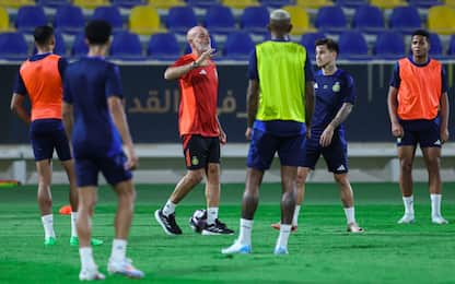 Pioli all'Al-Nassr, le foto del primo allenamento