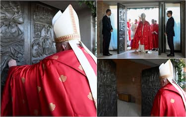 papa francesco porta santa rebibbia