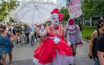 Milano. Marcia Marciona Non Tras Biciclettata in Occasione del Global gay Pride 2020