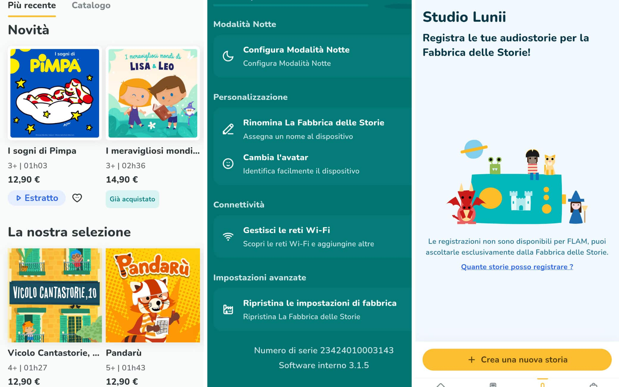 L'app di Lunii