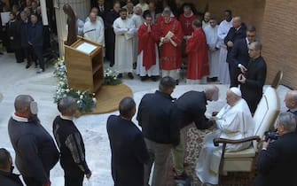 papa francesco rebibbia messa papa francesco rebibbia messa