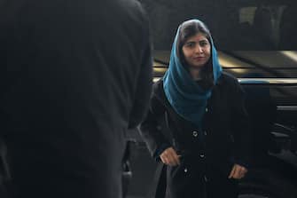 Pakistani Nobel Peace Prize Malala Yousafzai arrives to hold a meeting with US Department of State Secretary Antony Blinken, today on December 06, 2021 at Department of State in Washington DC, USA. (Photo by Lenin Nolly/Sipa USA)