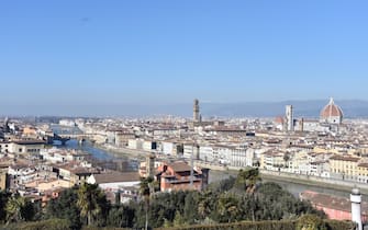 Veduta di Firenze, 26 gennaio 2017.
ANSA/MAURIZIO DEGL INNOCENTI

