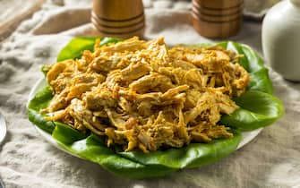 Homemade Curried Coronation Chicken with Lettuce Ready to Eat