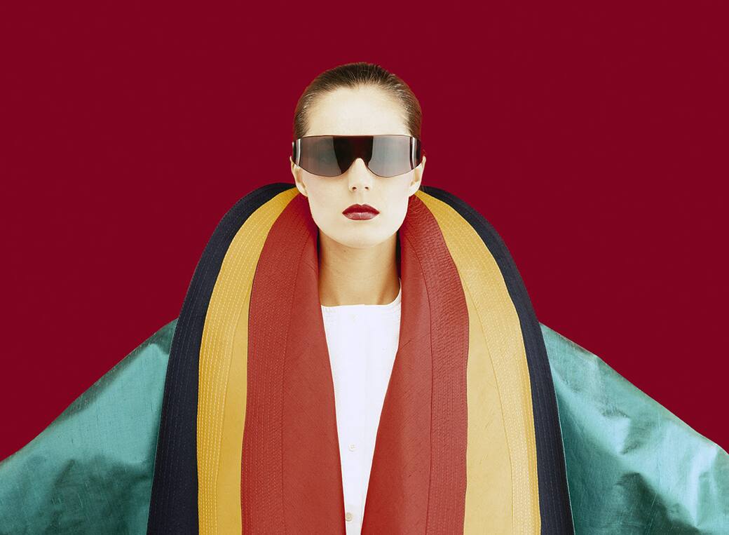 Giovanni Gastel, 4 colori almeno! copertina per rivista Donna marzo 1982. Archivio Giovanni Gastel