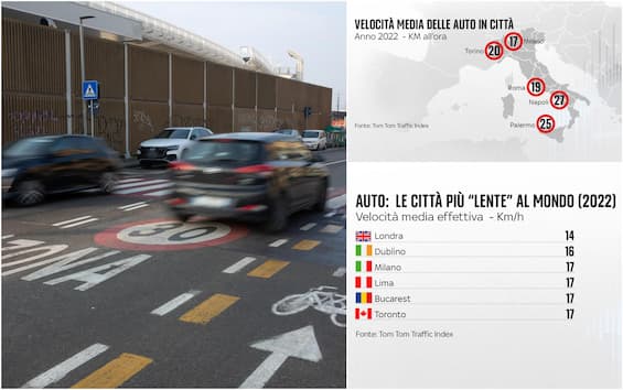 Bologna a 30 km/h, a che velocità si guida in media nelle grandi città ...