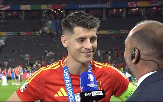 España-Inglaterra, Morata: “¿AC Milan?  Hago fiesta, descanso y luego ya veremos’