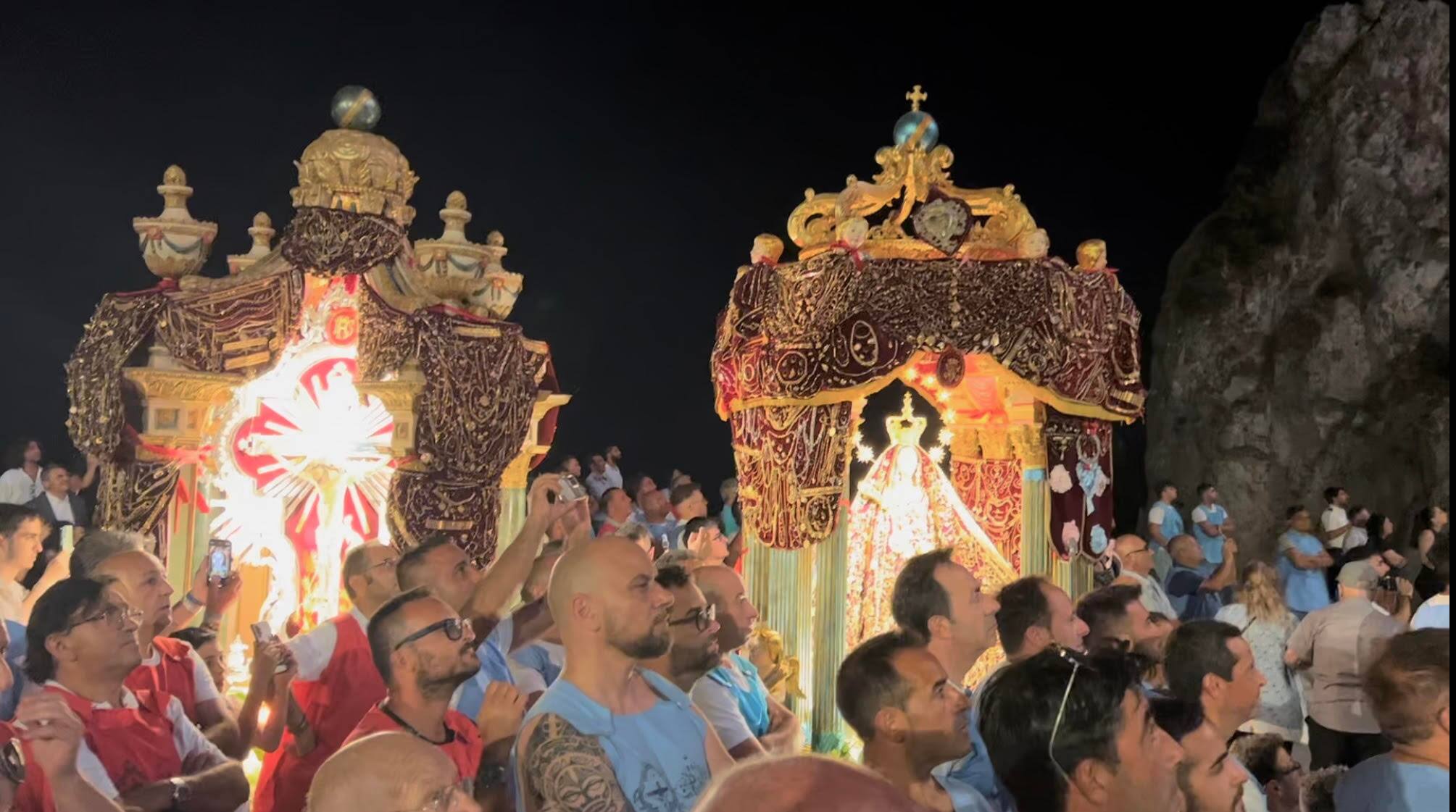 un momento della processione