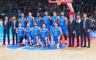 Italy National team  during  2023 FIBA ??World Cup qualifiers - Italy vs Spain, Iternational Basketball Teams in Pesaro, Italy, November 11 2022