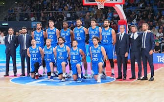 Italy National team  during  2023 FIBA ??World Cup qualifiers - Italy vs Spain, Iternational Basketball Teams in Pesaro, Italy, November 11 2022