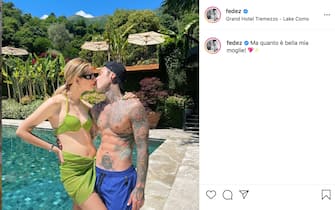 Chiara Ferragni e Fedez sul lago di Como
