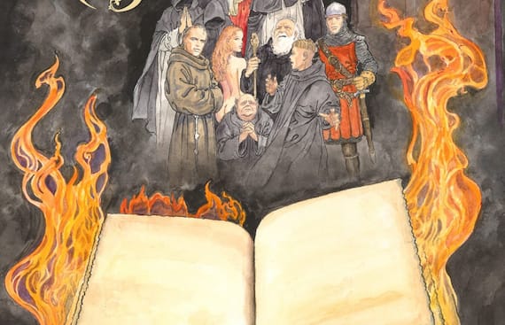 Un dettaglio della copertina de “Il Nome della Rosa – Volume 2”