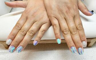 Unghie estive manicure da sirena