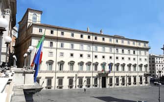 Palazzo Chigi, sede del Governo (ROMA - 2016-05-09, Blow Up) p.s. la foto e' utilizzabile nel rispetto del contesto in cui e' stata scattata, e senza intento diffamatorio del decoro delle persone rappresentate