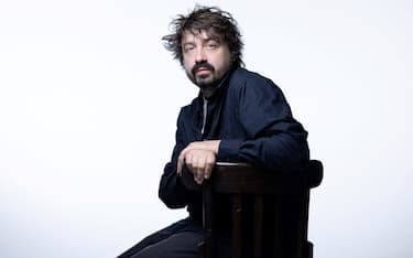 French musician and composer of the opening music for the Paris 2024 Olympic Games Victor le Masne, poses during a photo session in Paris on July 4, 2024. (Photo by JOEL SAGET / AFP)