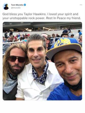 I messaggi per Taylor Hawkins