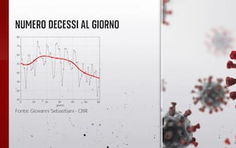 Grafiche coronavirus: numero di decessi al giorno