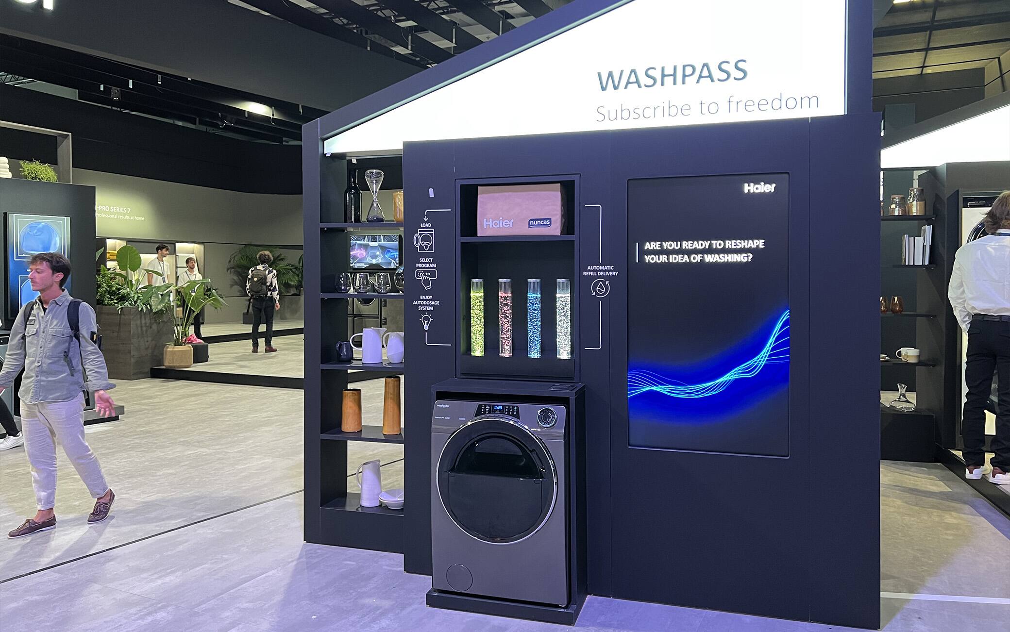 Tra le novità più interessanti di IFA il servizio Washpass di Haier