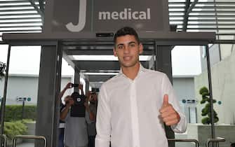TURIN, ITALY - JULY 09: Juventus New Signing Cristian Romero Attends Medical Tests at Jmedical on July 09, 2019 in Turin, Italy. (Photo by Daniele Badolato - Juventus FC/Juventus FC via Getty Images)