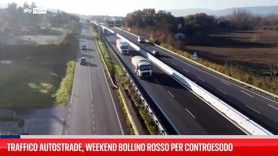 Traffico autostrade, weekend bollino rosso per controesodo