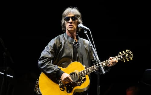 CARDIFF, WALES - JULY 04:  Richard Ashcroft  performs in support of Oasis on the opening night of their Live 25' Tour at Principality Stadium on July 04, 2025 in Cardiff, Wales. (Photo by Samir Hussein/WireImage)
