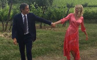 Alessia Marcuzzi e Paolo Calabresi Marconi