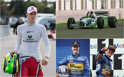 Spa, omaggio a Schumi: il figlio guida la Benetton