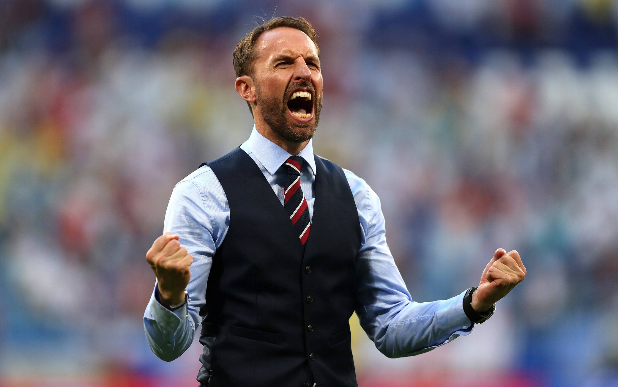 Southgate esulta in Russia con il suo fortunatissimo gilet