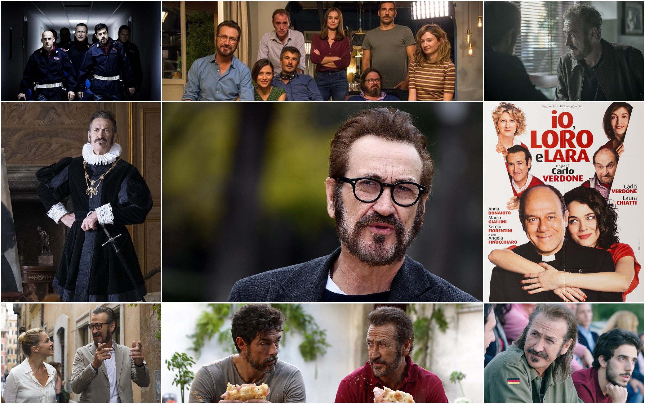 60 anni di Marco Giallini, ruoli famosi dal celerino di Acab a Rocco di