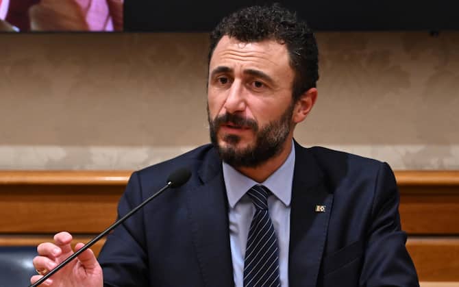Emanuele Pozzolo a Roma, 19 ottobre 2023. 
 ANSA/MAURIZIO BRAMBATTI