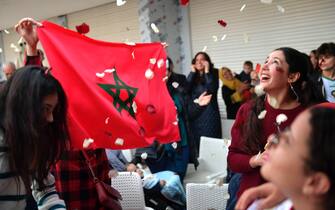 I festeggiamenti dei tifosi del Marocco nel mondo