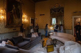 MILAN, ITALY - APRIL 15: People visit the exhibition "L'Appartamento" by Artemest, located at Residenza Vignale, during the Milan Design Week 2024 on April 15, 2024 in Milan, Italy. Every year, the Salone Internazionale del Mobile and Fuorisalone define the Milan Design Week, the worldâ  s largest annual furniture and design event. Centered on principles of circular economy, reuse, and sustainable practices and materials, the Fuorisaloneâ  s 24 theme:Â â  Materia Naturaâ  , seeks to foster a culture of mindful design. (Photo by Emanuele Cremaschi/Getty Images)