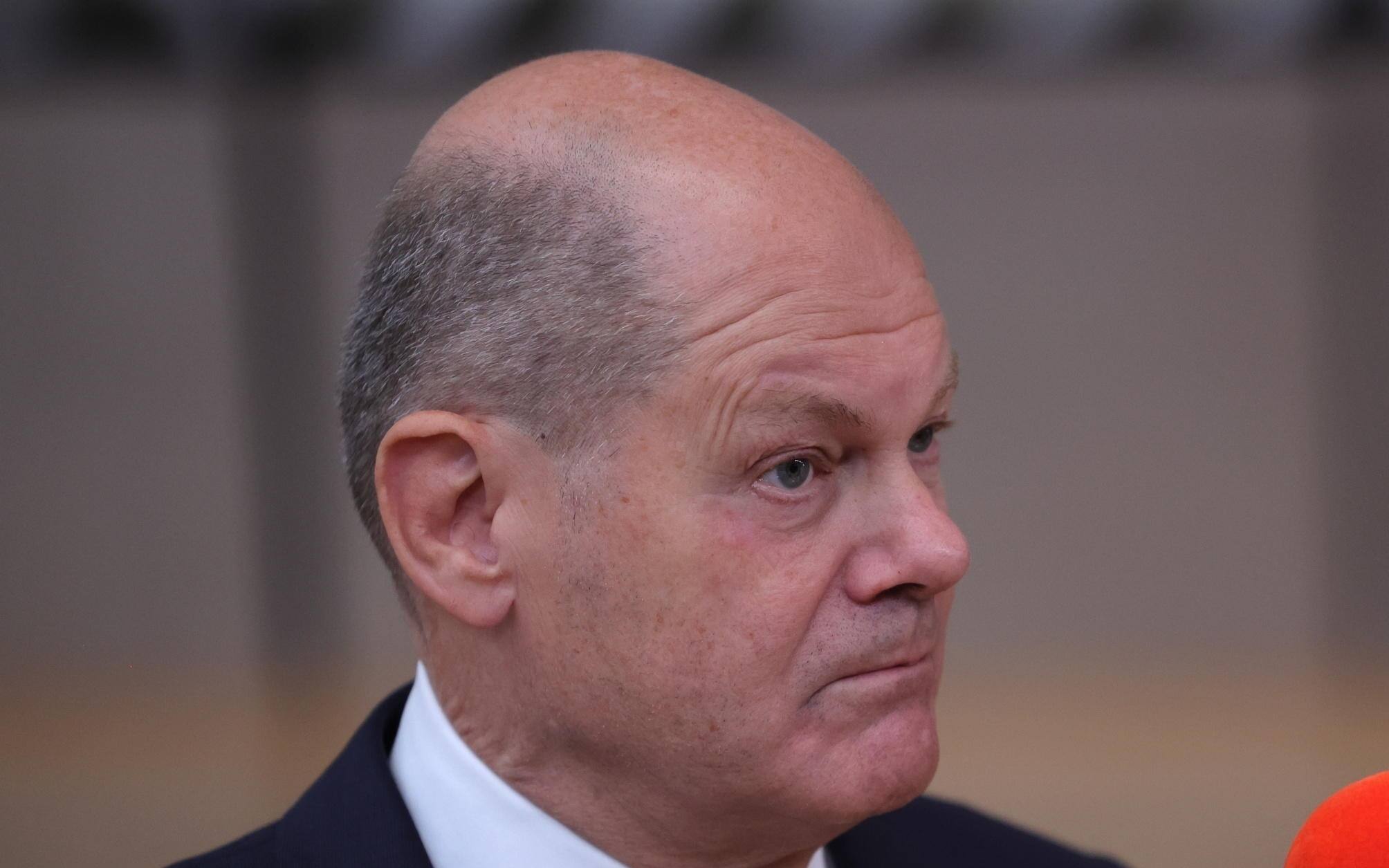 Olaf Scholz al Consiglio europeo di Bruxelles