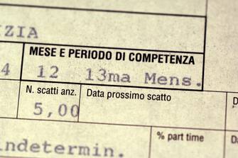 busta paga cedolino