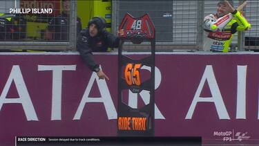 Migno e la penalità a Capirossi