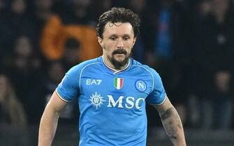 Mario Rui of SSC Napoli in action during the Serie A match between SSC Napoli vs AC Monza at Diego Armando Maradona Stadium