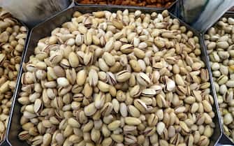 epa06933113 Iranian pistachios ar displayed at a popular market in Abu Dhabi, United Arab Emirates, 07 August 2018. The US sanctions were reimposed on some of Iranian products which came a step after US President Donald J. Trump has withdrawn from Iran nuclear deal, the US sanctions aiming to increase the pressure on Iranian economy. The ban is including the export of Iranian carpets and pistachios to the US.  EPA/ALI HAIDER