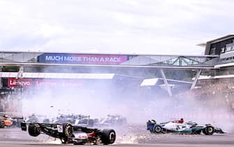 Gp Gran Bretagna, incidente a Silverstone, F1