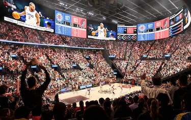 LA PRIMA PARTITA NEL NUOVO PALAZZETTO DEI CLIPPERS