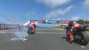 La "fumata" in partenza